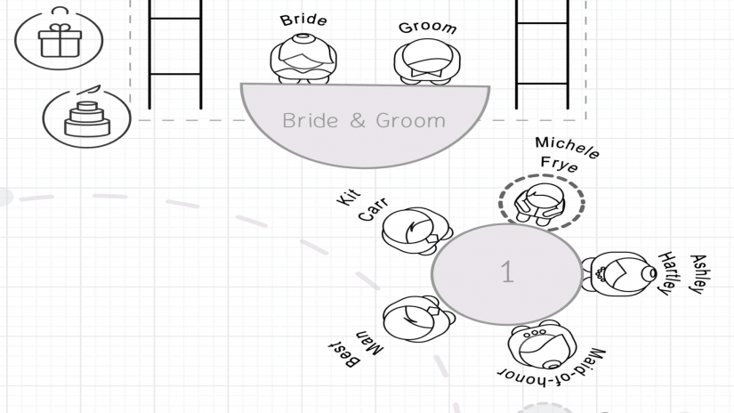 Apps for making wedding seating chart features